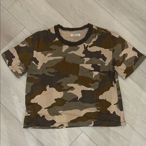 Madewell boxy crop tee